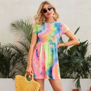 Shein Tie-Dye Dress - XS
